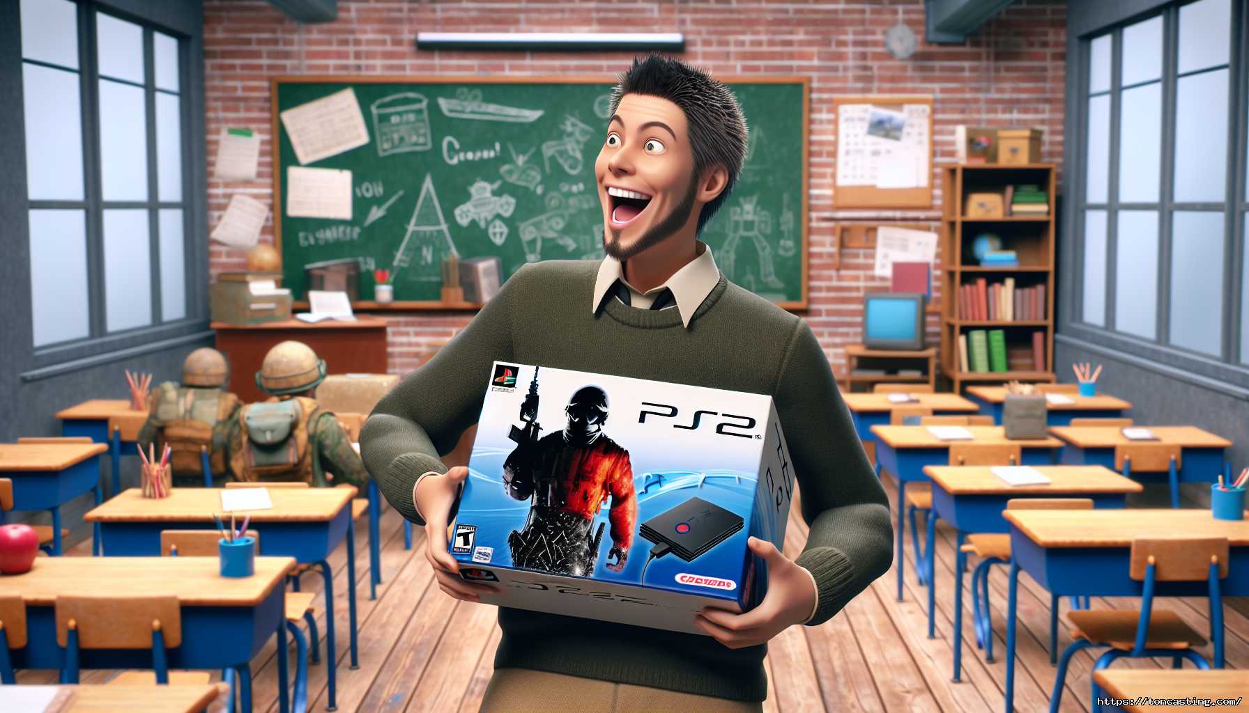 Un joueur retrouve une vieille TV dans son lycée et relance Metal Gear Solid 2 sur PS2